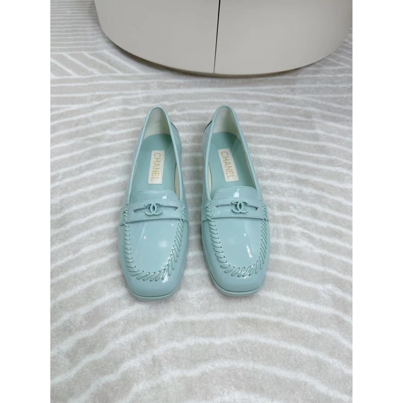 Ch*el leather shoes